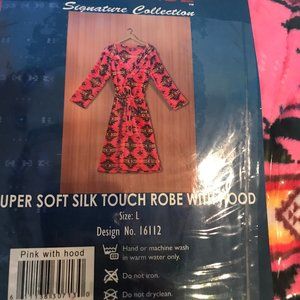 Super Soft Silk Touch robe with hood